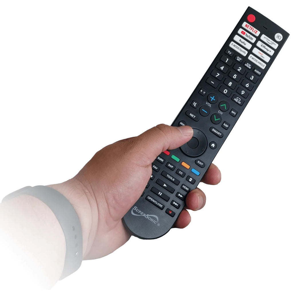 Supersonic Smart Multifunctional Universal Remote Control for Smart Tvs and TV DVD Combos