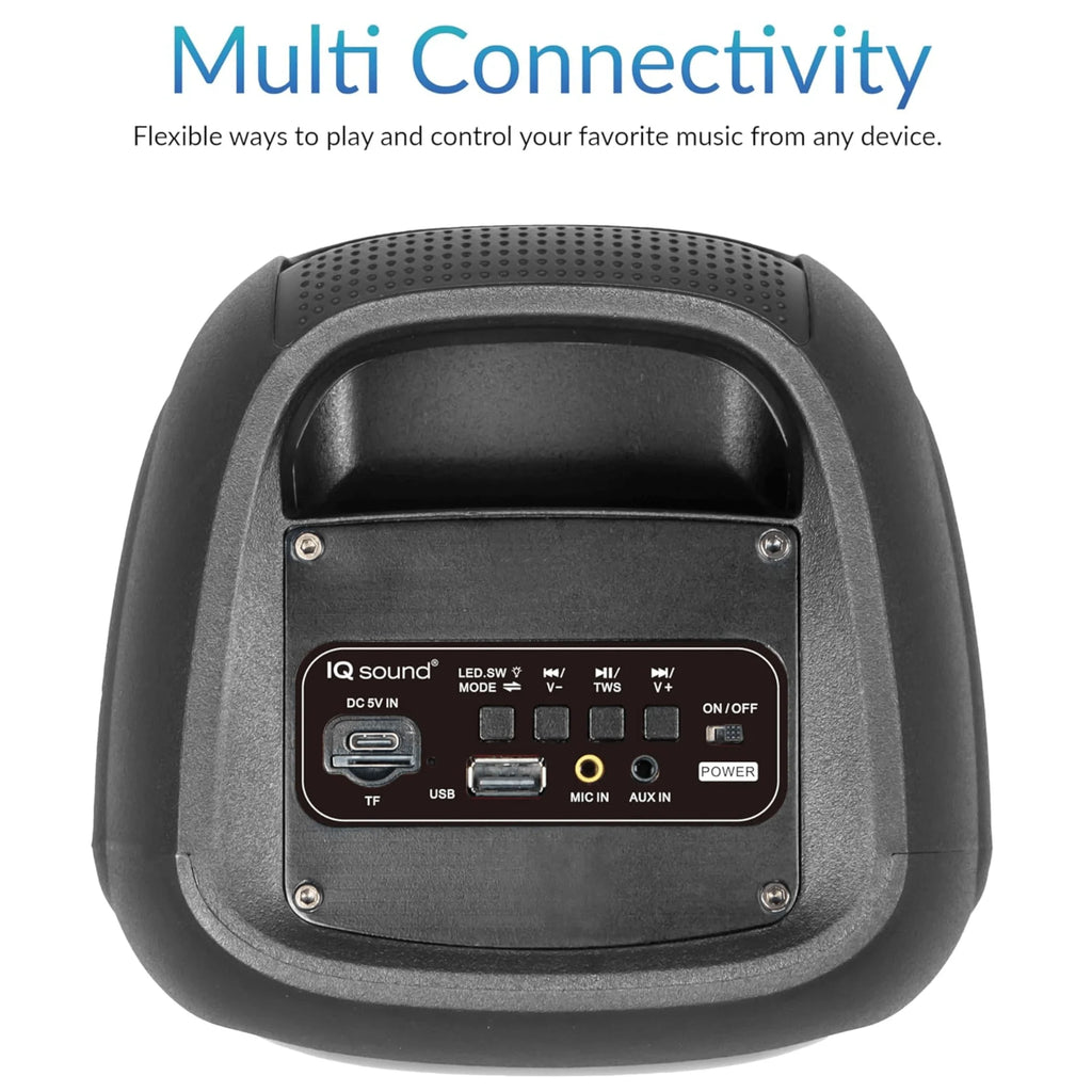 IQ Sound 2X4-Inch High Efficiency Bluetooth Speaker System