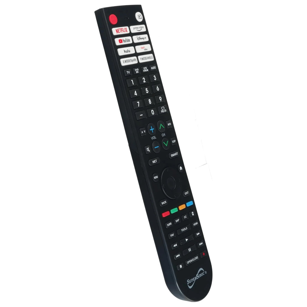 Supersonic Smart Multifunctional Universal Remote Control for Smart Tvs and TV DVD Combos